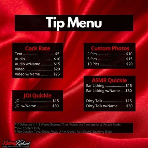 free onlyfans menu template|Onlyfans Menu Template